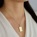14K Gold Capybara Pendant Necklace