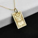 14K Gold Cat Lover Pendant Necklace
