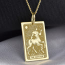 14K Gold Centaur Pendant Necklace