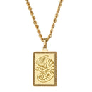 14K Gold Chameleon Pendant Necklace