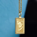 14K Gold Koala Pendant Necklace