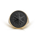 ONYX COMPASS RING