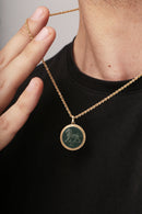BLOODSTONE LEO NECKLACE