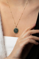 BLOODSTONE LEO NECKLACE