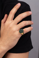 BLOODSTONE LIBRA RING