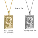14K Gold Fairy Pendant Necklace