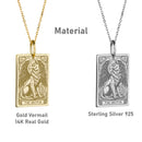 14K Gold Griffin Pendant Necklace