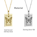 14K Gold Butterfly Pendant Necklace