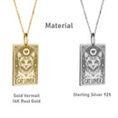 14K Gold Cat Lover Pendant Necklace