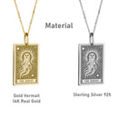 14K Gold Ghost Pendant Necklace
