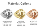 14K Gold Raven Signet Ring