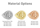 14K Gold Leviathan Cross Signet Ring