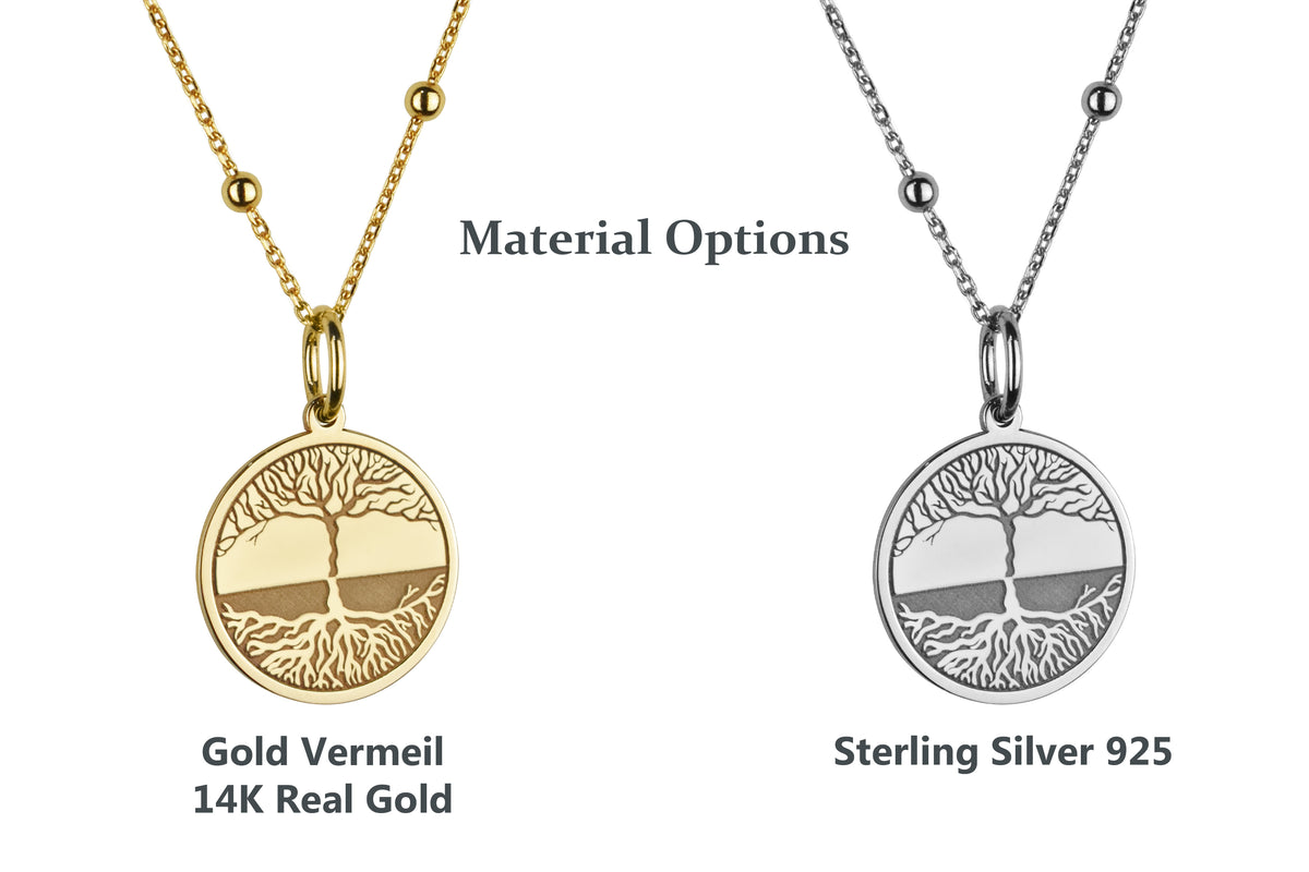 14K Gold Tree of Life Necklace