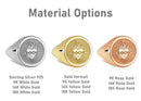 14K Gold Sacred Heart Signet Ring
