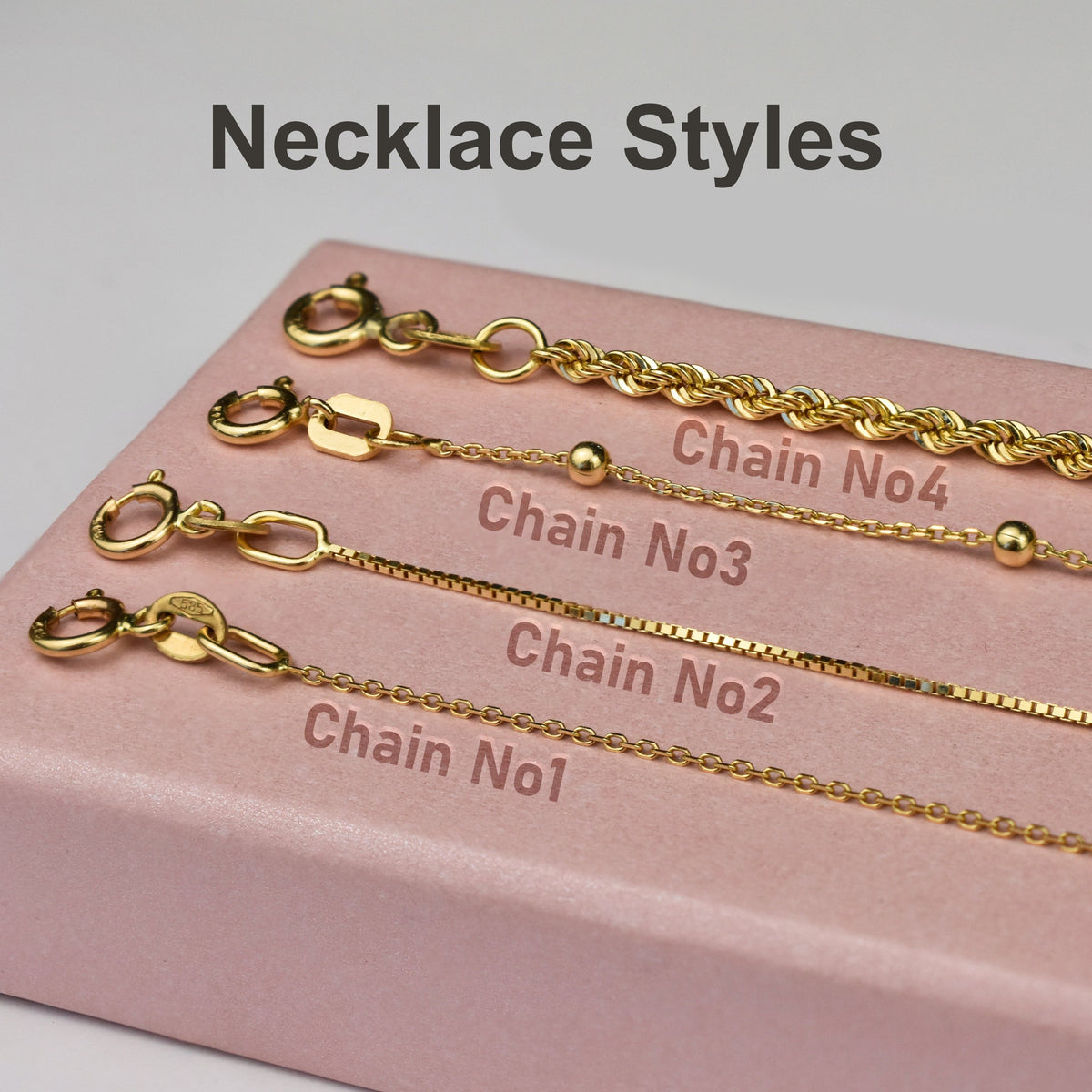 14K Gold Celtic Trinity Knot Necklace