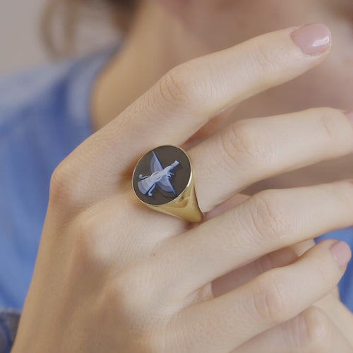 SARDONYX FARAVAHAR RING