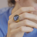 SARDONYX BUDDHA RING