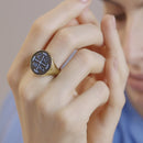 SARDONYX ICXC NIKA RING