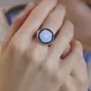 SARDONYX LUTHER ROSE RING
