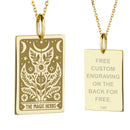 14K Gold Magic Herbs Pendant Necklace