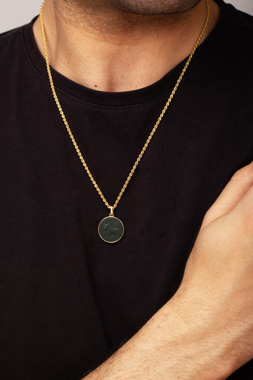 ONYX TAURUS NECKLACE