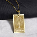 14K Gold Tree of Life Pendant Necklace