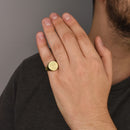 14K Gold Tree of Life Signet Ring