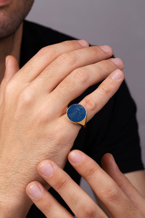 LAPIS LAZULI VIRGO RING