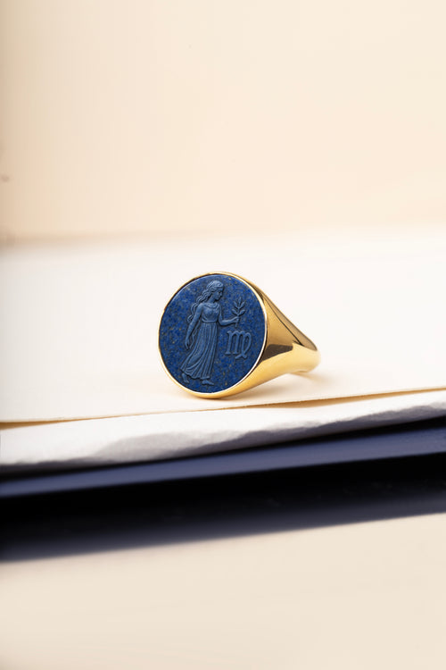 LAPIS LAZULI VIRGO RING