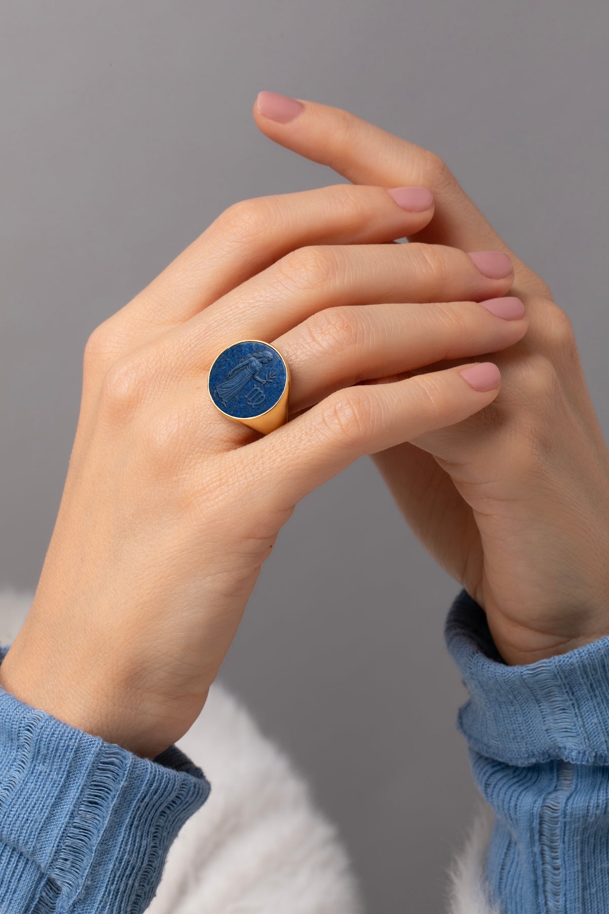 LAPIS LAZULI VIRGO RING