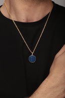 LAPIS LAZULI VIRGO NECKLACE