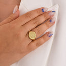 14K Gold Seven Archangels Sigil Signet Ring
